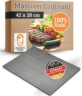 Produktbild von Massiver Grillstahl 42 x 28 cm