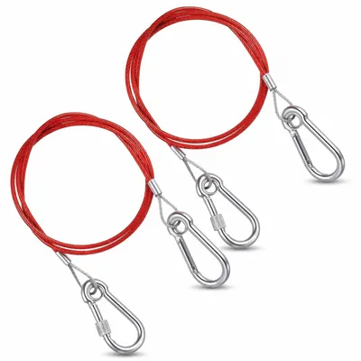 Immagine prodotto di 2 pezzi di corda di traino per auto e rimorchi, 1 metro x 5 mm