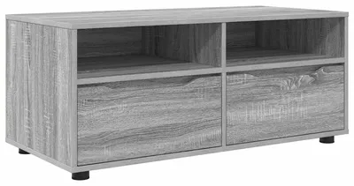 Image de vidaXL Armoire TV Gris Sonoma 100 x 48 x 43 cm Bois composite