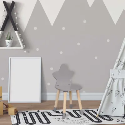 Obrázok produktu pre Detská stolička Hviezda sivá