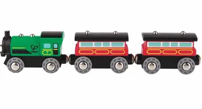 Zdjęcie produktu dla Hape STEAM-ERA PASSENGER TRAIN, Pociąg, 3 lat(a), Drewno, Wielobarwny