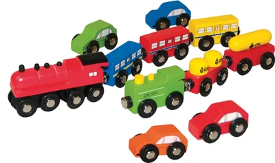 Produktbild von Zubehör für die Strecke "Autos und Züge", 11 Teile