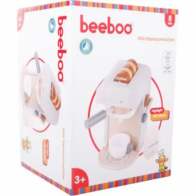 Produktbild von Beeboo Kitchen Holz Espressomaschine mit Zubehör, 9-teilig Sonstige