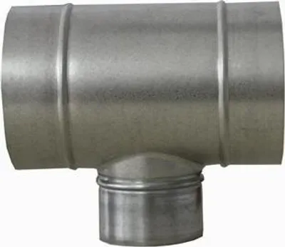 Image de Té Galva 125mm Réduction 80 Mm