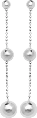 Produktbild von Elegante 925 Sterling Silber Damen - Paar Ohrringe - 56mm*8mm; TRS22945