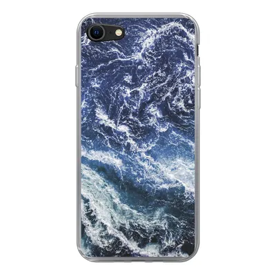Produktbild von MuchoWow® Handyhülle Schutzhülle Hülle für iPhone 8 Naturstein - Meer - Marmor Silikon Softcase Handy Hülle - Schutzhaube