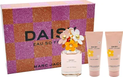 Produktbild von Marc Jacobs Daisy Eau So Fresh Giftset Edt Spray 75ml/Body Lotion 75ml/Shower Gel 75ml 225 ml