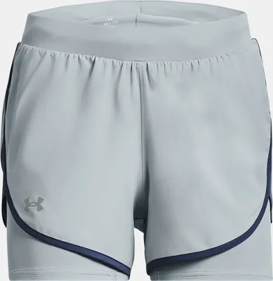 Produktbild von UNDER ARMOUR Fly-By Elite 2-in-1 Shorts Damen 465 - harbor blue/reflective L