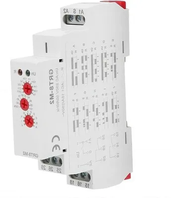 Produktbild von Multifunktionales Relais 220V 10 Funktionen DIN-Schienenmontage GRT8-M2