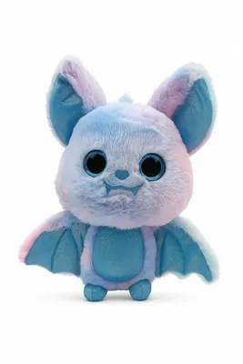 Produktbild von Kuscheltier Fledermaus 35 cm blau – Weiches Plüschtier, Stofftier
