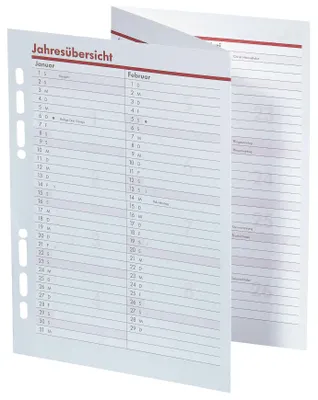 Produktbild von BSB Ersatzkalendarium A5 Jahresplaner 2027 (02-0570)