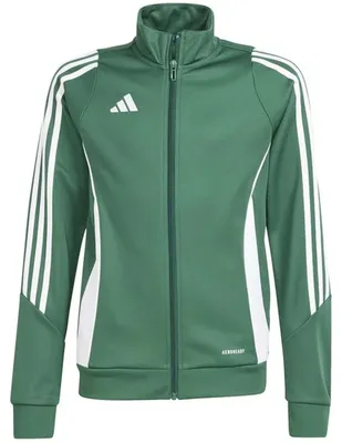 Produktbild von adidas Tiro 24 Trainingsjacke 116 DRKGRN/WHITE