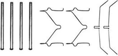 Image de Jeu d'accessoires, garniture de frein à disque TRW PFK208