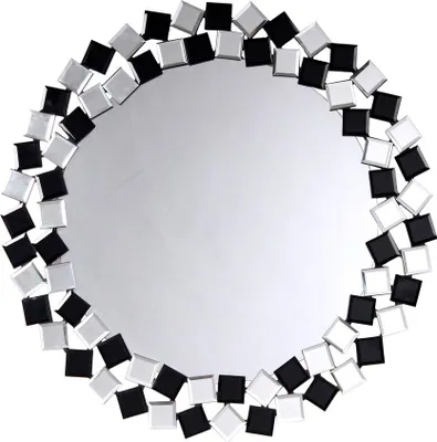 Produktbild von Wandspiegel Mosaic 1800 Silber / Schwarz