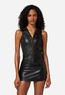 Produktbild von Lederkleid Ricano BURLESQUE – Schwarz / XL