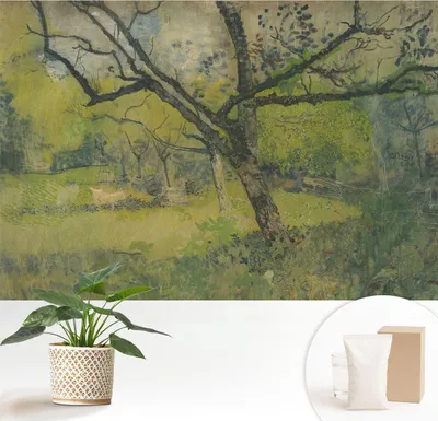 Obrázok produktu pre Samolepiaca fototapeta – 152 x 104 cm – tapeta – nástenná tapeta – nástenné obrazy – samolepiaca fólia – dekoratívna fólia – tapetová fólia – stena – dekorácia – obývacia izba – zelená krajina