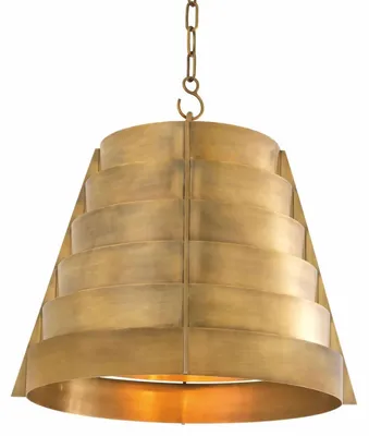 Produktbild von Casa Padrino Luxus Hängeleuchte Vintage Messing Ø 55 x H. 42 cm - Luxus Leuchten