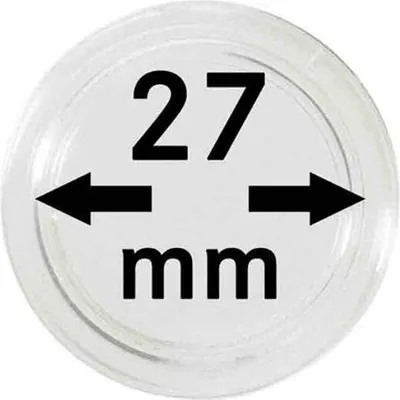 Produktbild von Lindner 2251027 Münzkapseln 27 mm-100er Pack