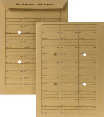 Produktbild von POSTHORN Hausposttasche 04170338 C4 110g br 250 St./Pack.