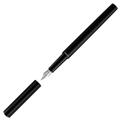 Zdjęcie produktu dla Pelikan 823593, Czarny, System napełniania nabojem, Niebieski, Stal nierdzewna, Średni, 1 szt.