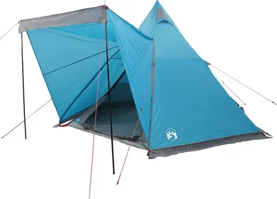 Produktbild von vidaXL Tipi-Familienzelt 6 Personen Blau Wasserdicht