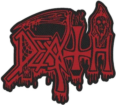 Produktbild von Death (Metal Band) Logo Cut Out Aufnäher zum Aufnähen