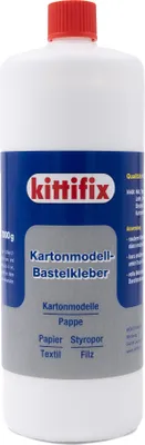 Produktbild von Kittifix Kartonmodell - Bastelkleber 1000g incl. Spritzverschluss