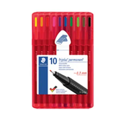 Produktbild von STAEDTLER Fineliner triplus permanent 10er Etui