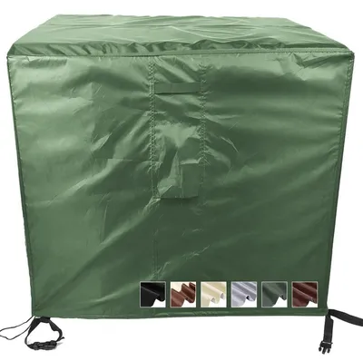 Immagine prodotto di Copertura impermeabile per mobili da giardino, 126x126x74 cm, tessuto Oxford 420D, colore verde