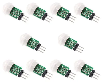 Obrázek produktu pro 10 kusů pyroelektrického senzoru, automatický detektor pohybu, mini infračervený (IR) senzor