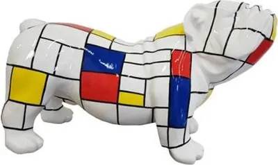 Obrázok produktu pre Moderná sochárska dekorácia Abstraktná figúra Sochy Deco Dog New 55 cm Statue