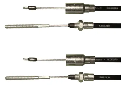 Produktbild von 2 x Knott - Bremsseil 33921-1.13 Hüllenlänge: 1130 mm - Gesamtlänge: 1340 mm