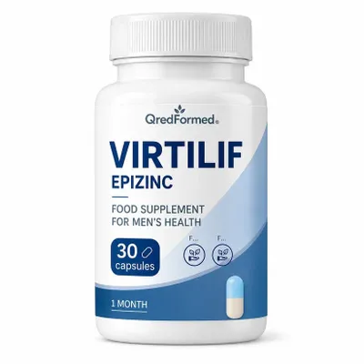 Produktbild von VIRTILIF EPIZINC – Tägliche Vitalitäts- & Nährstoffunterstützung für Männer – 30 Capsules
