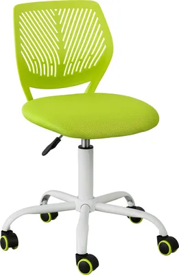 Produktbild von SoBuy FST64-GR Schreibtischstuhl Drehstuhl Bürostuhl Jugenddrehstuhl mit Rücklehne Arbeitsstuhl höhenverstellbar Grün Sitzhöhe: 46-58cm