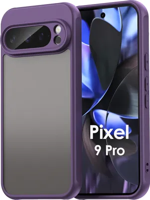 Produktbild von Handyhülle für Google Pixel 9 Pro Matt Stoßfest Schutzhülle Back cover in Lila