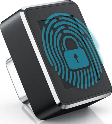 Produktbild von Aplic Fingerabdrucksensor USB-C – Windows Hello Login in 0,1s, 10 Fingerabdrücke, Plug&Play, 360°-Erkennung, kompatibel mit Windows 8-11