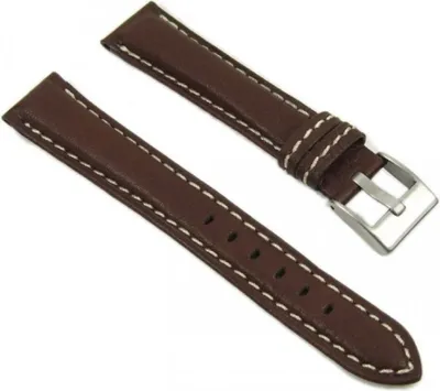 Produktbild von Eulit Ersatzband Uhrenarmband Leder Imola braun 18mm 11189S