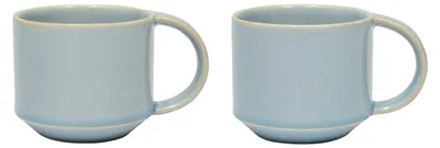 Zdjęcie produktu dla OYOY L301501, Zestaw, Niebieski, Ceramika, Filiżanka, Uniwersalne, 2 szt.