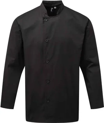 Immagine prodotto di Premier - Giacca da cuoco "Essential" da uomo a maniche lunghe RW10477 (5XL) (Nero)