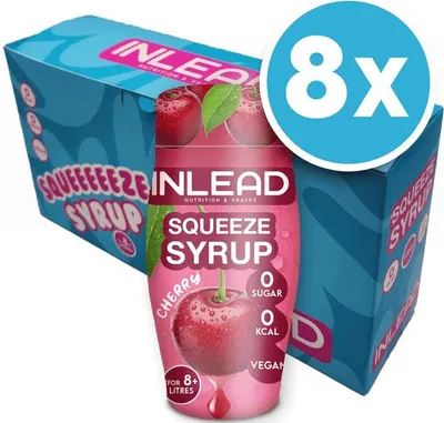 Produktbild von Inlead Squeeze Syrup (8x65ml) Cherry - Funktionelle Lebensmittel - Geschmacksstoffe/Süßstoffe