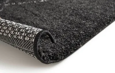 Produktbild von Hochflorteppich SÖREN, Serie "DIAMU", Schwarz, 160 x 230 cm