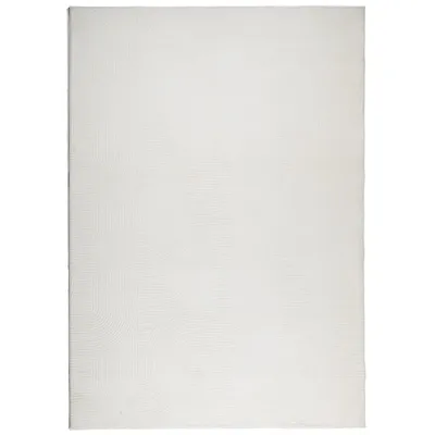 Produktbild von vidaXL Teppich IZA Kurzflor Skandinavischer Look Creme 140x200 cm