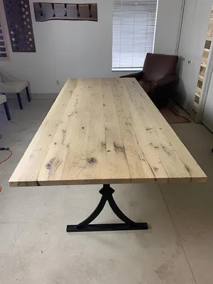 Immagine prodotto di Tavolo da pranzo in resina epossidica in vero legno Tavolo River 260x90 Nuovi Tavoli Tavolo River Solido