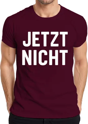 Immagine prodotto di NOW NOT saying funny sarcastic home office procrastination t-shirt da uomo, Borgogna, XL