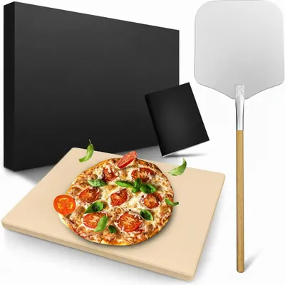 Produktbild von JL cuisine - Pizzasteen - Hitzebeständig - Cordierit
