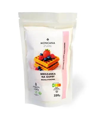Zdjęcie produktu dla MONCANA Mieszanka na gofry bezglutenowe 320 g