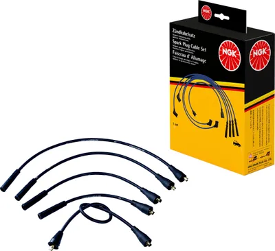Imagen del producto de NGK 0899: Juego de cables de bujía, compatible con los modelos SKODA 105, 120 (742), 105, 120 (744), 100 Limousine, 110 Coupé y 130 Limousine