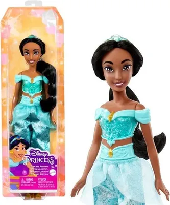 Produktbild von Disney Princess Jasmine Puppe, 29 cm, Multicolor, Mit Outfit und Accessoires, Ab 3 Jahren