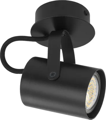 Immagine prodotto di Faretto da soffitto nero orientabile moderno 1xGU10 25W Camera Sigma Lighting