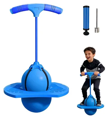 Image de Pogo Ball avec poignée pour l'équilibre et la coordination